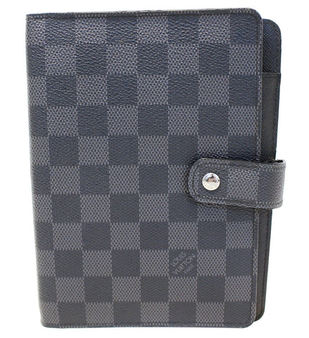 LOUIS VUITTON Damier Graphite Agenda MM Day Planner Cover