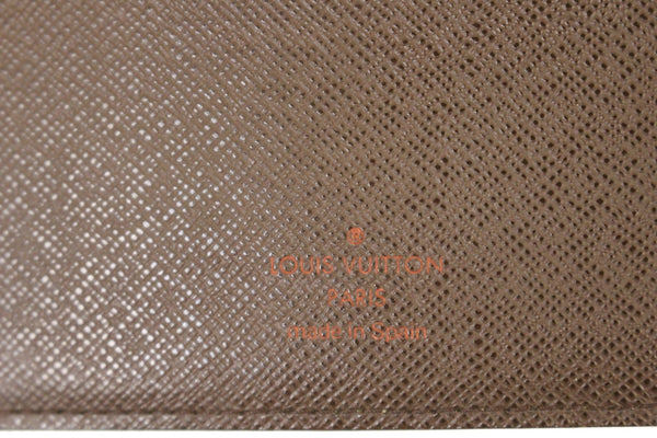 Louis Vuitton Damier Ebene Agenda Bureau Note Cover - inside