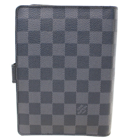 LOUIS VUITTON Damier Graphite Agenda MM Day Planner Cover
