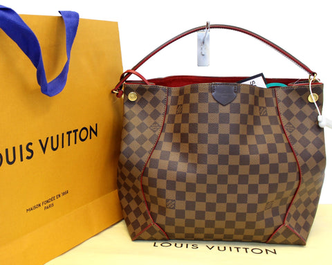 LOUIS VUITTON Damier Ebene Caissa Hobo Bag