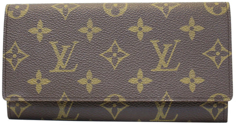 LOUIS VUITTON Monogram Canvas Long Flap Wallet