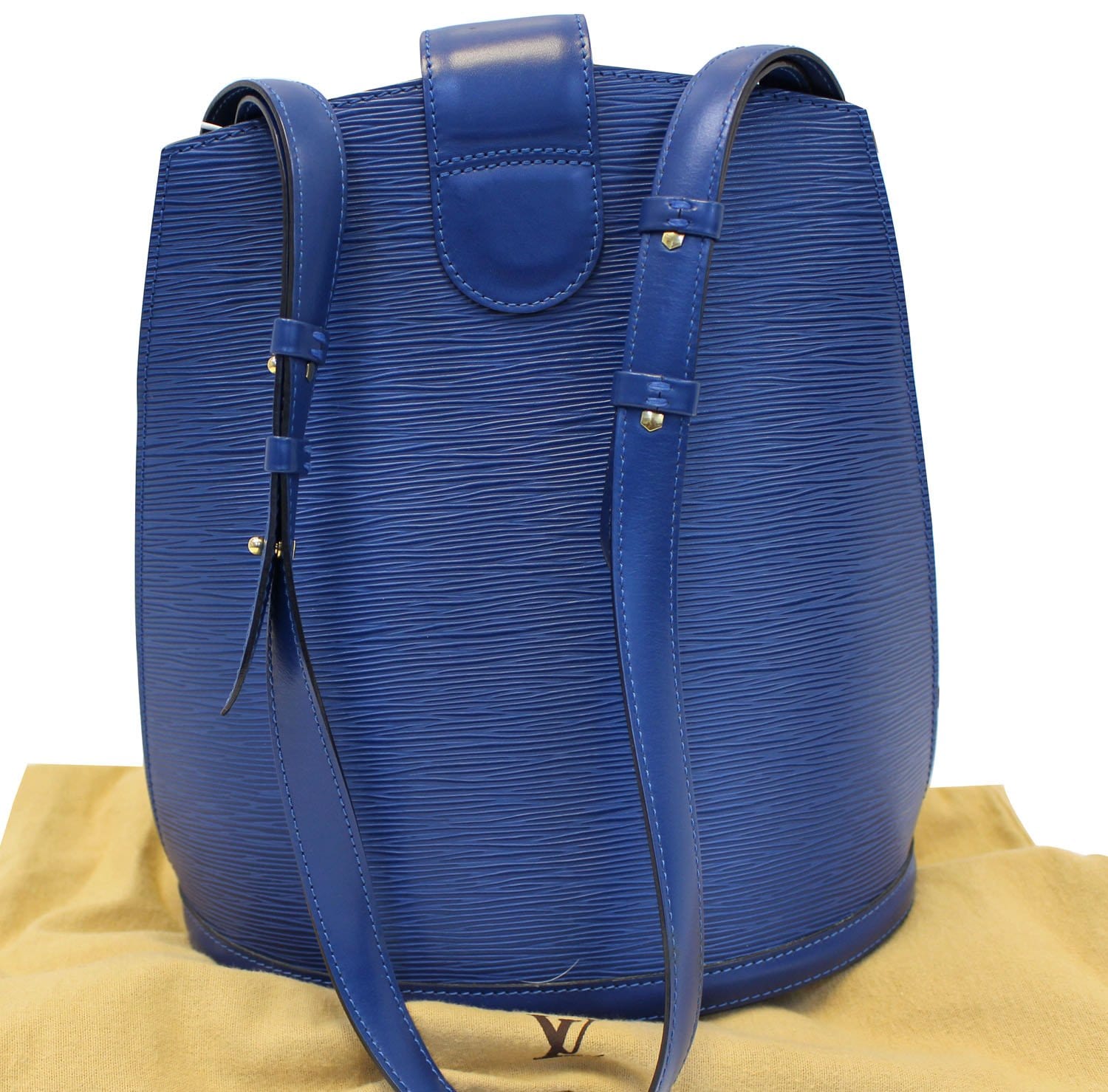 M59706 Louis Vuitton EPI Cluny Mini Handbag-Blue