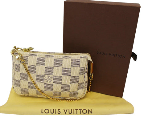 LOUIS VUITTON Damier Azur Mini Accessories Pochette Bag