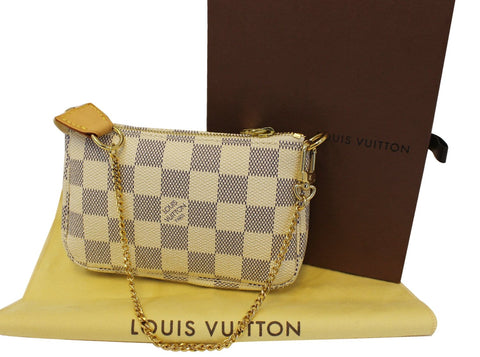 LOUIS VUITTON Damier Azur Mini Accessories Pochette Bag