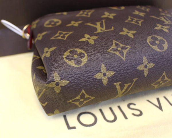 LOUIS VUITTON Monogram Canvas Pallas Clutch Crossbody Bag