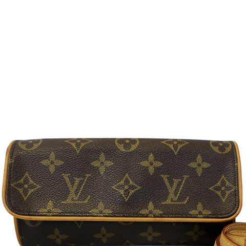 LOUIS VUITTON Monogram Canvas Twin PM Pochette Shoulder Bag