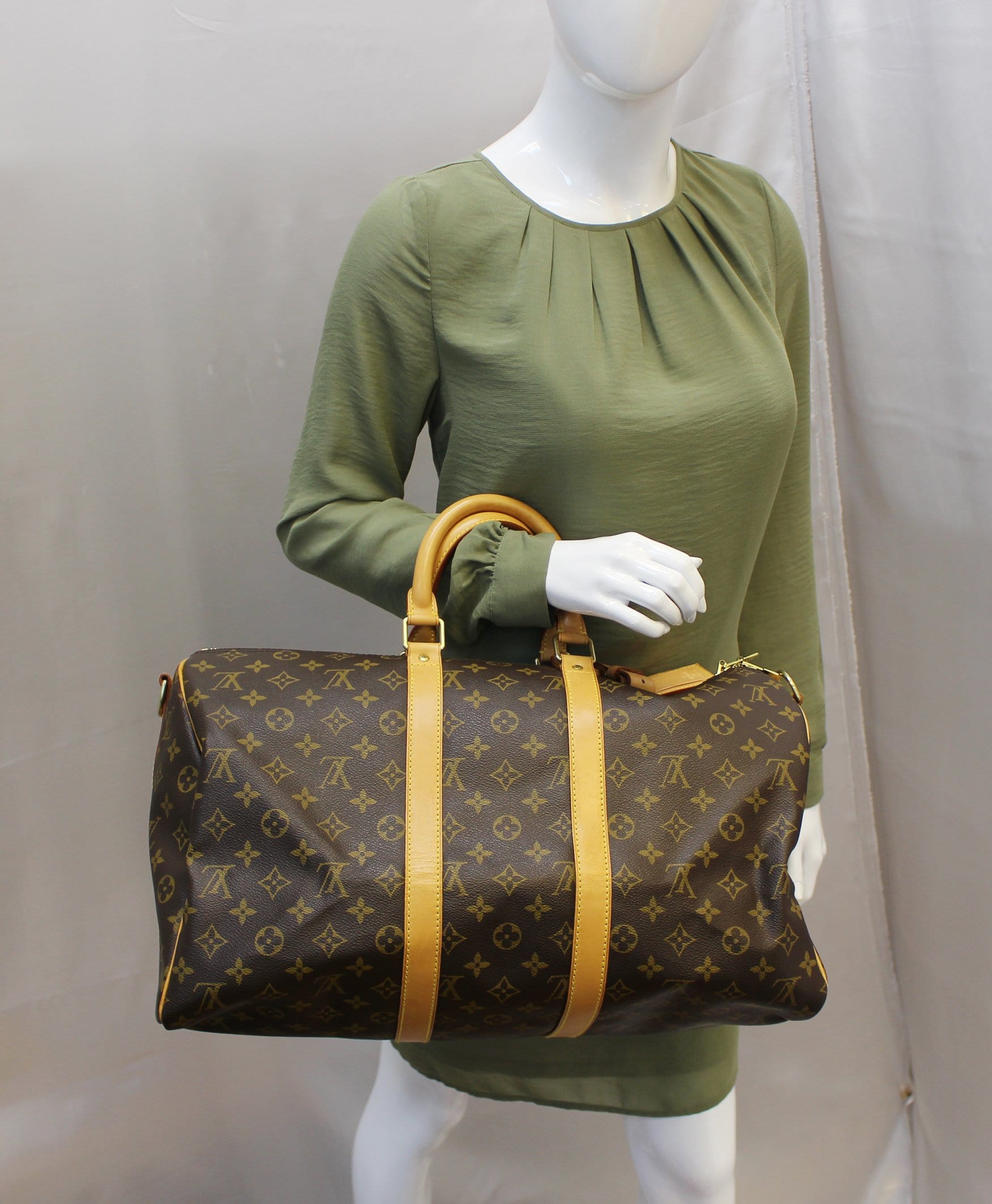 Authentic Louis Vuitton Keepall 45 Travel Bag – Relics to Rhinestones
