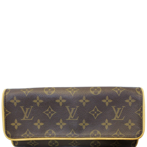 LOUIS VUITTON Monogram Canvas Pochette Twin GM Shoulder Bag