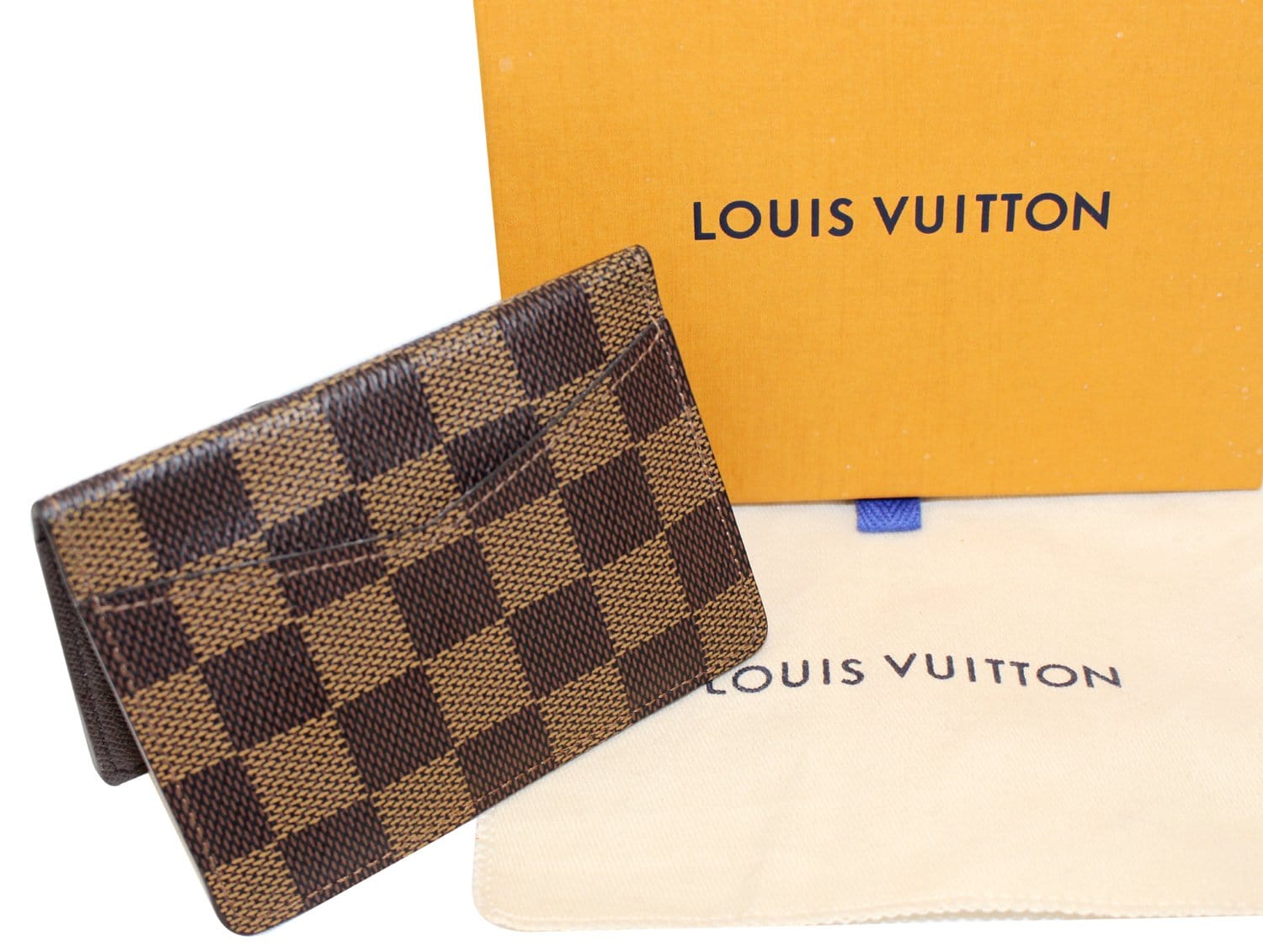 Louis Vuitton pocket organizer damier ebene MI0034