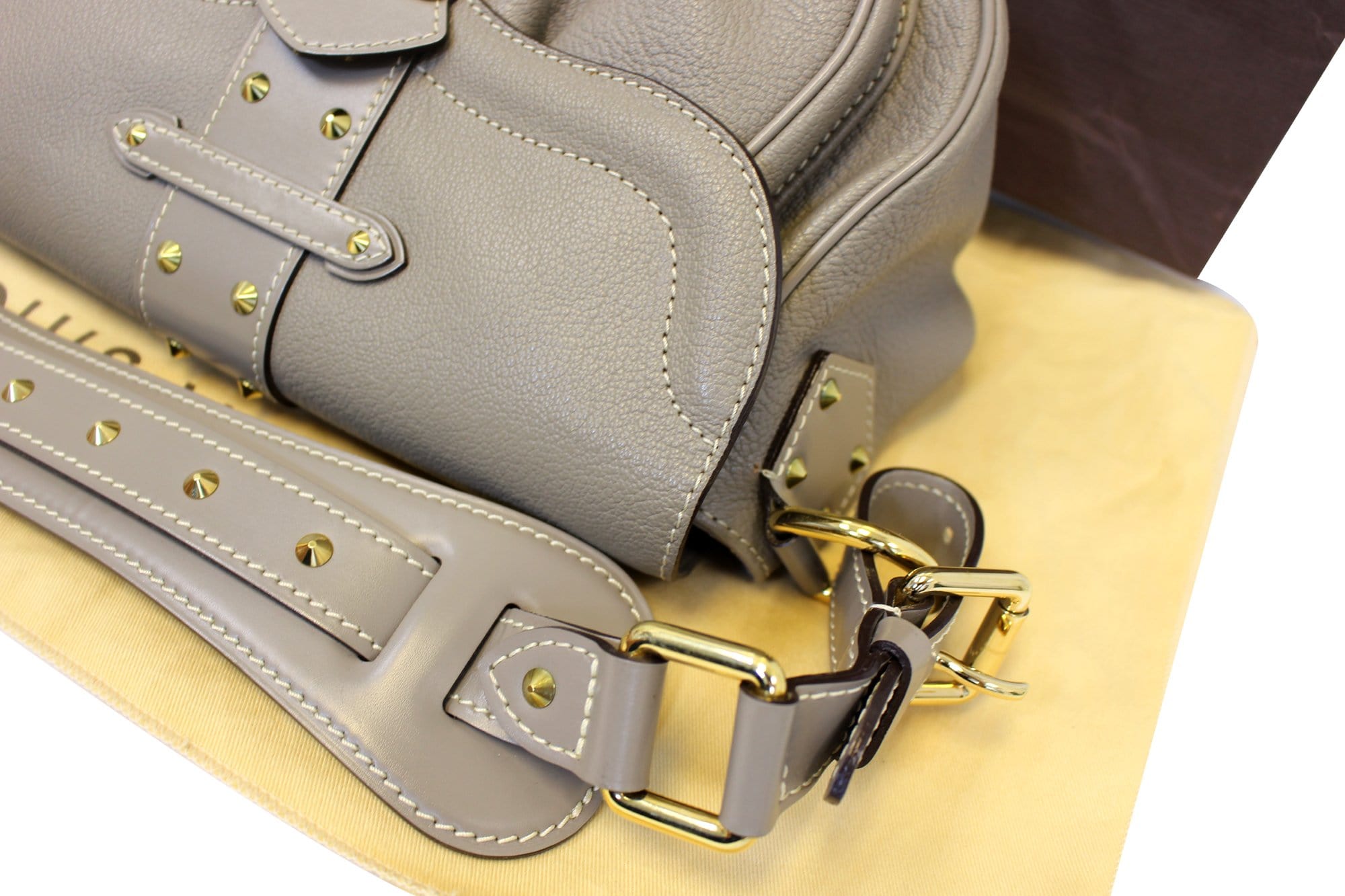 Pre-owned Louis Vuitton Verone Suhali Leather Le Confident Bag