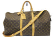 LOUIS VUITTON Monogram Canvas Keepall Bandouliere 55 Bag