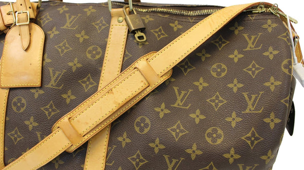 LOUIS VUITTON Monogram Canvas Keepall Bandouliere 55 Bag
