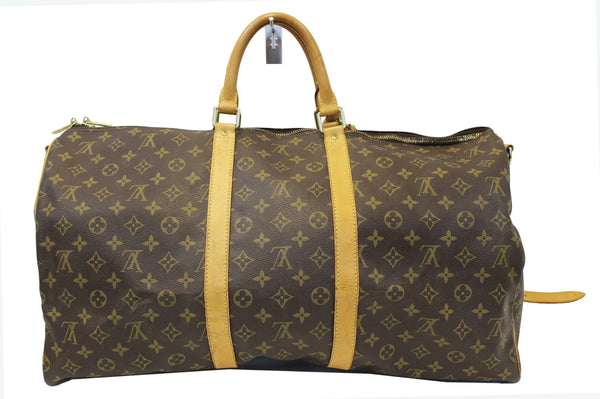 LOUIS VUITTON Monogram Canvas Keepall Bandouliere 55 Bag