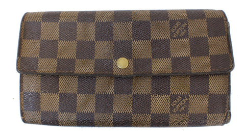 Louis Vuitton Bag Damier Ebene Sarah Canvas Wallet