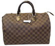 LOUIS VUITTON Damier Ebene Speedy 35 Satchel Bag