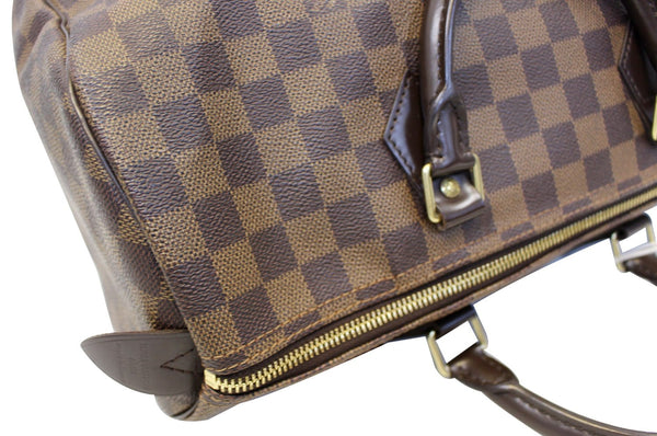 LOUIS VUITTON Damier Ebene Speedy 35 Satchel Bag