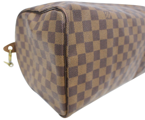 LOUIS VUITTON Damier Ebene Speedy 35 Satchel Bag