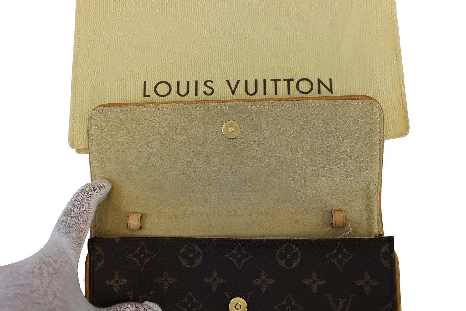 Louis Vuitton Monogram Pochette Twin GM Entrupy Authenticated
