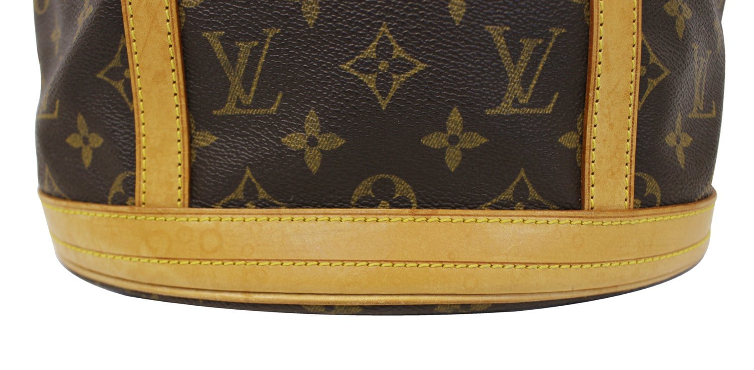 Louis Vuitton Monogram Canvas Large BUCKET Bag & Pouch