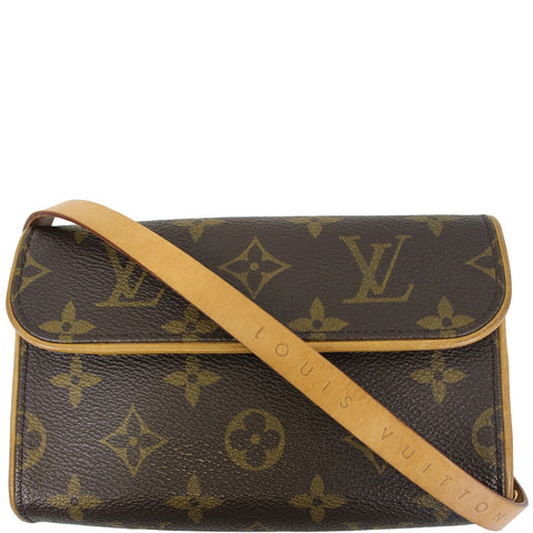 LOUIS VUITTON Pochette Florentine Monogram Canvas Waist Bag