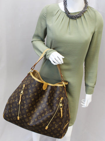 LOUIS VUITTON Monogram Canvas Delightful GM Shoulder Bag 