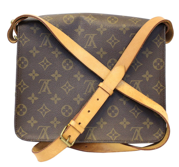 LOUIS VUITTON Monogram Canvas Cartouchiere GM Crossbody Bag