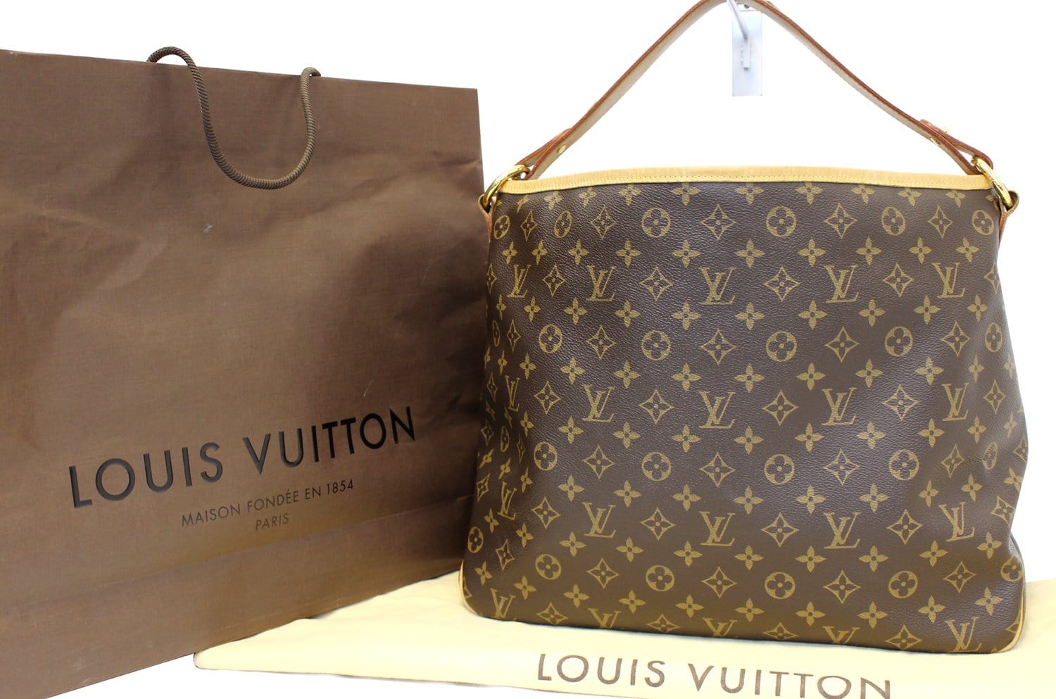 LOUIS VUITTON Authentic Paper Gift Shopping Bag LARGE SIZE 16” x13