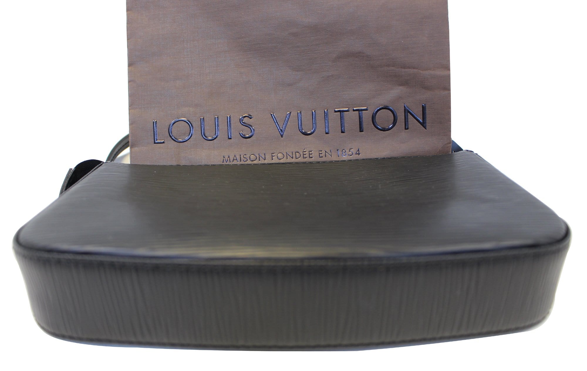 LOUIS VUITTON Epi Leather Pochette Accessories NM Noir Black