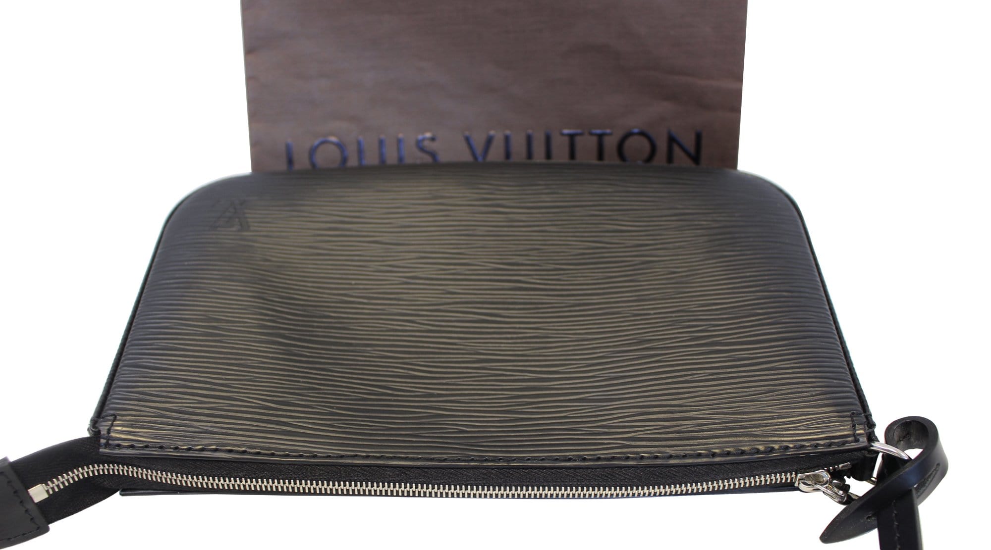 Louis Vuitton Black Epi Leather Noir Pochette Homme Envelope