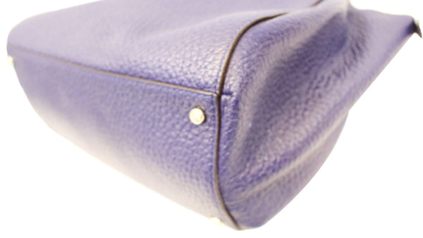 KATE SPADE Pebbled Leather Blue Shoulder Bag