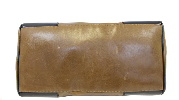 BALENCIAGA Camel Luna Brown Leather Satchel Bag - Final Call