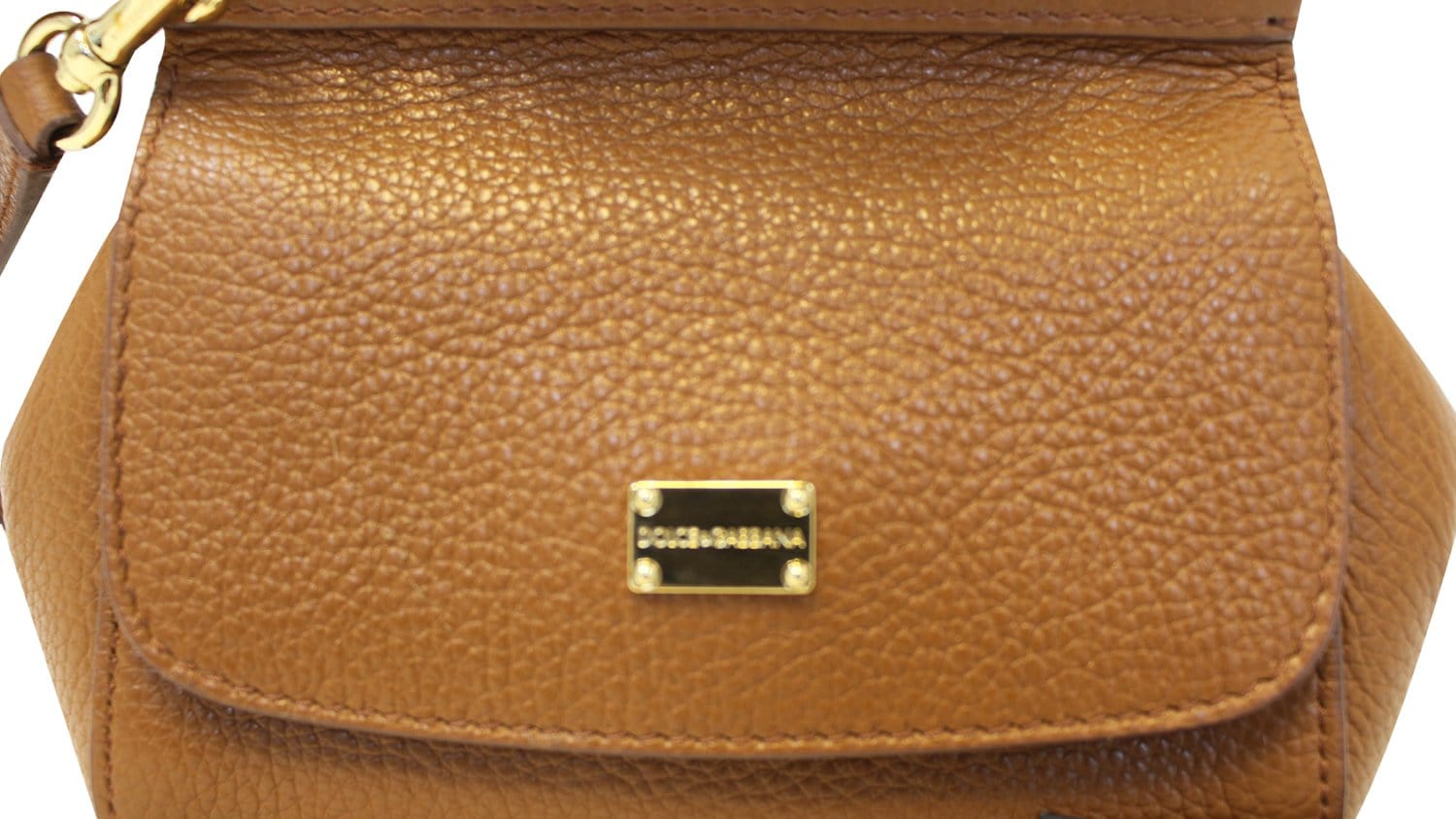 Sicily Small Leather Shoulder Bag in Black - Dolce Gabbana