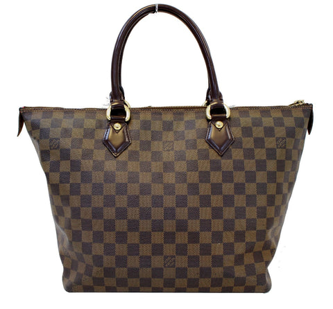 LOUIS VUITTON Damier Ebene Saleya MM Satchel Bag