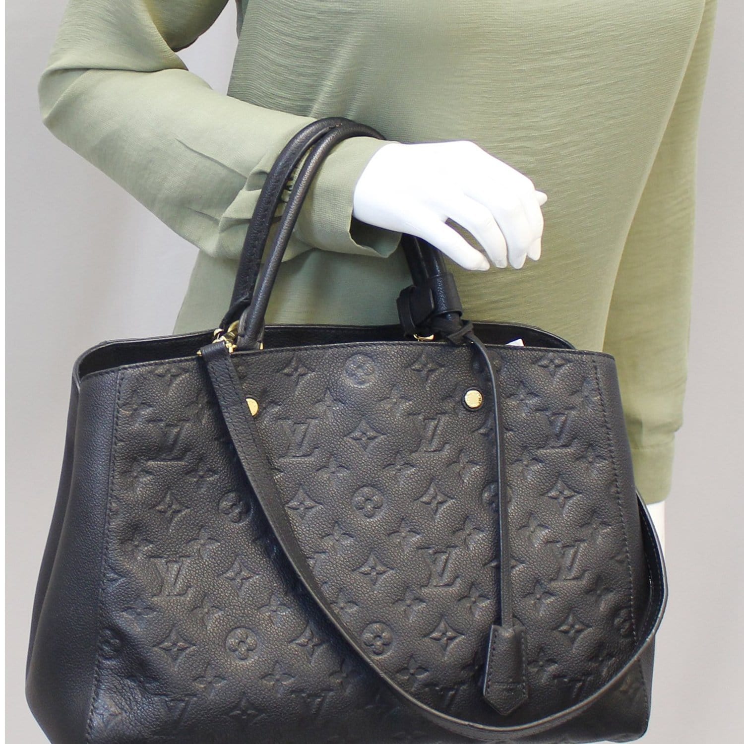 Louis Vuitton Montaigne Gm Black - For Sale on 1stDibs