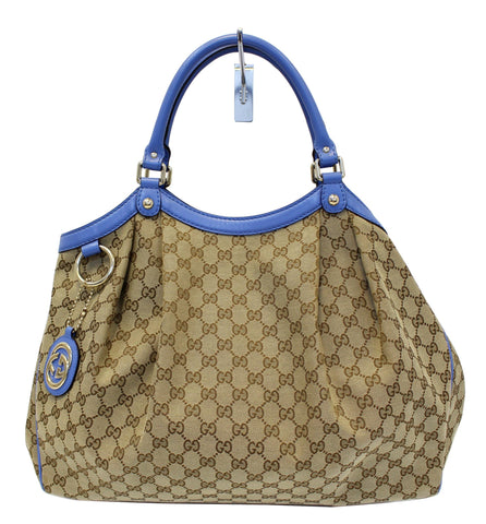 GUCCI GG Canvas Large Sukey Tote Bag 211943