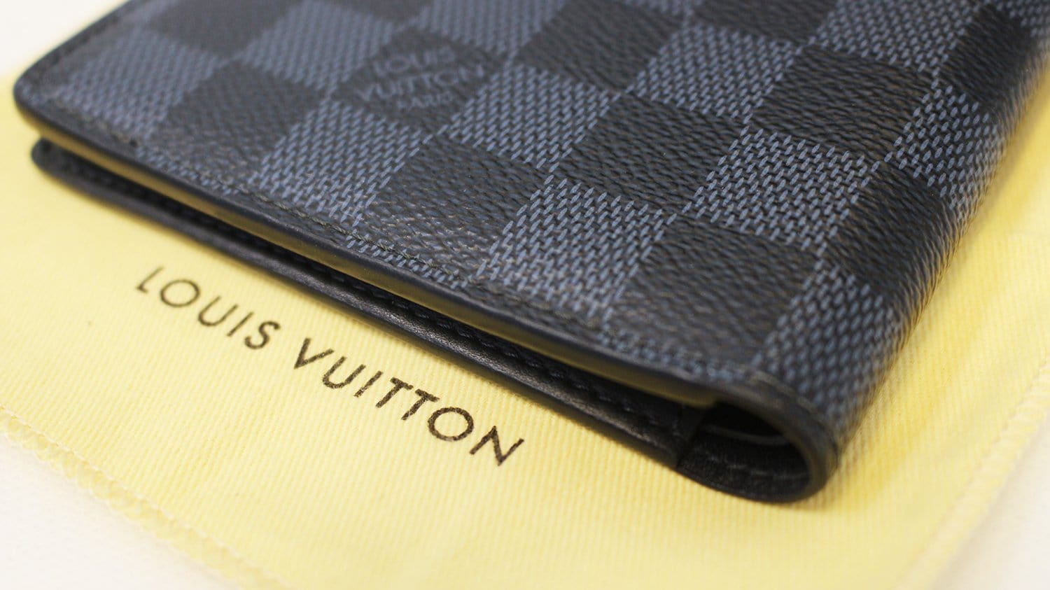 Louis Vuitton LV Damier Graphite Canvas Mens Leather Multiple