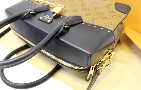 LOUIS VUITTON Reverse Monogram City Malle MM Shoulder Handbag