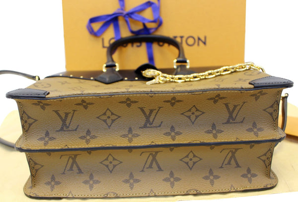 LOUIS VUITTON Reverse Monogram City Malle MM Shoulder Handbag
