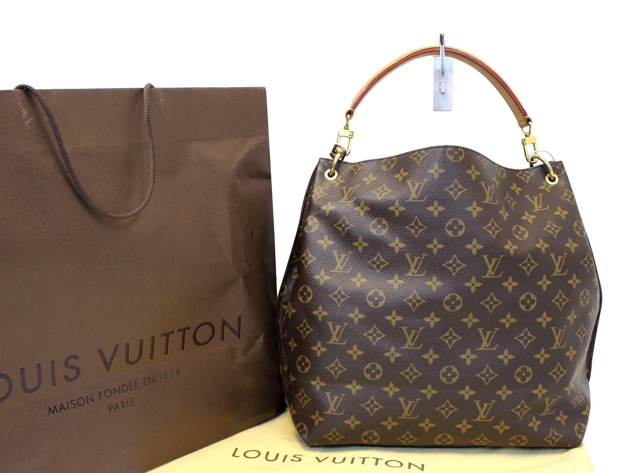 Louis Vuitton Metis Hobo Beige Dark brown Leather Cloth ref.118758 - Joli  Closet
