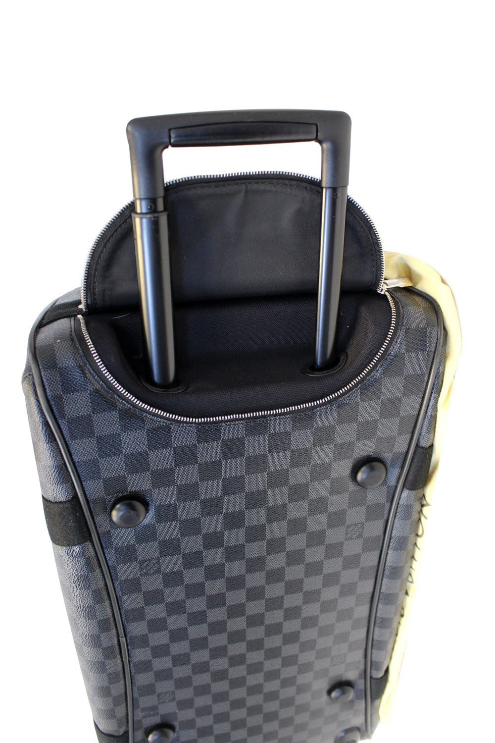 Travel Bags Louis Vuitton Black Damier GeanteEole 50 Rolling Duffle Bag 5lv91, Women's, Size: One Size