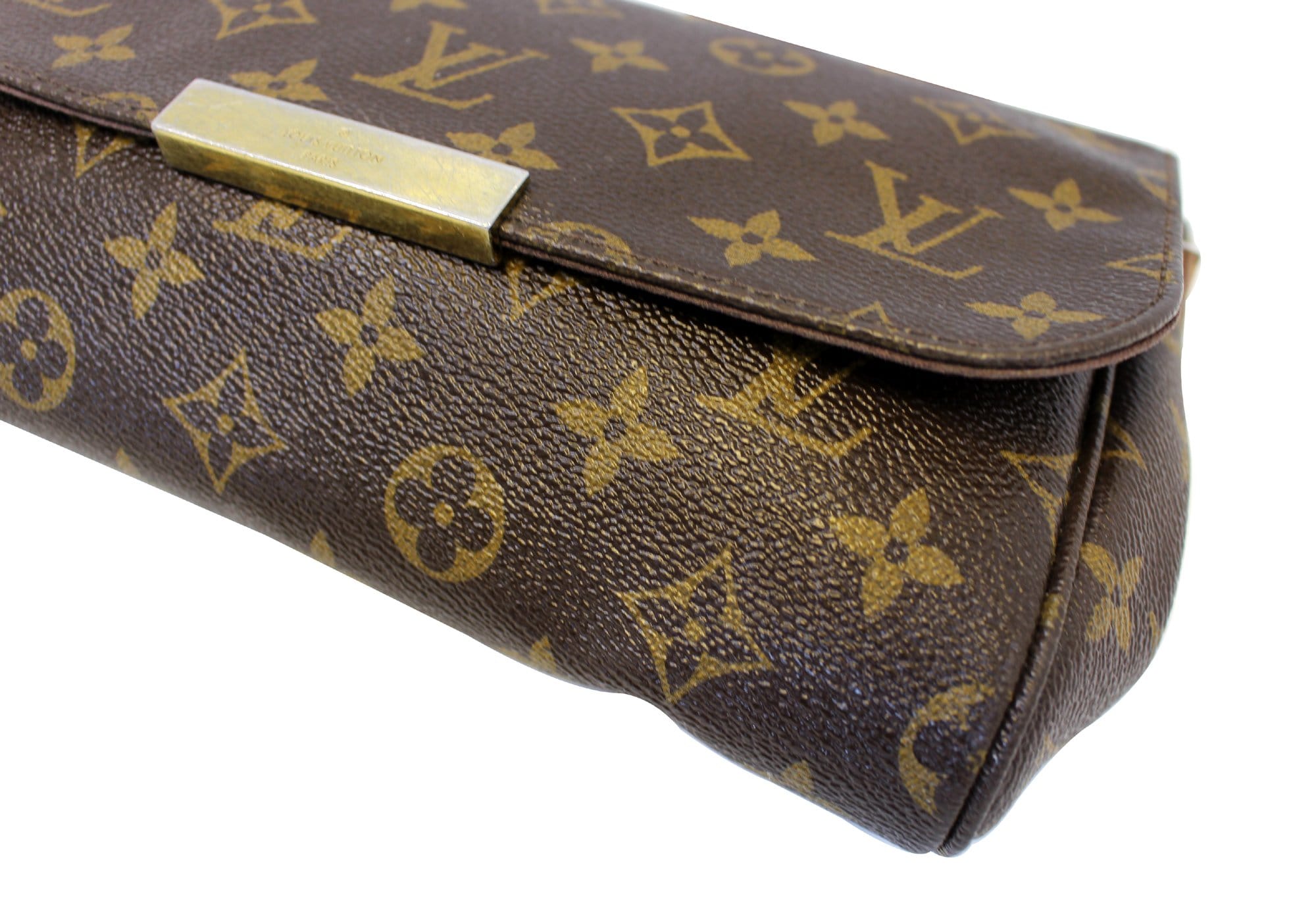❤ Louis Vuitton Favorite MM ❤Monogram M40718 Crossbody Handbag Clutch 100%  Auth