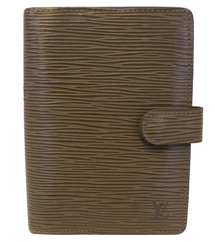LOUIS VUITTON Brown Epi Leather Fonctionnel PM Agenda