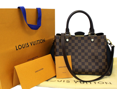 LOUIS VUITTON Damier Ebene Brittany Shoulder Bag
