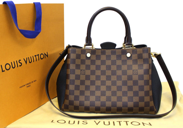 LOUIS VUITTON Damier Ebene Brittany Shoulder Bag