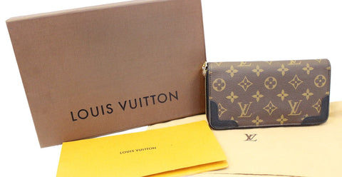 LOUIS VUITTON Monogram Canvas Zippy Retiro Wallet Noir Black