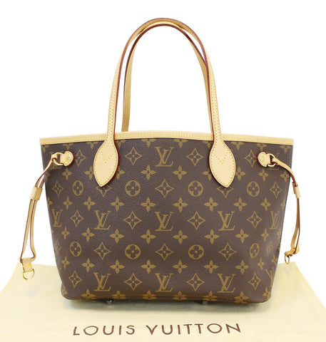 LOUIS VUITTON Monogram Canvas Neverfull PM Tote Shoulder Bag