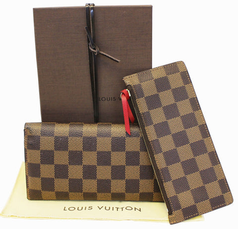 LOUIS VUITTON Damier Ebene Josephine Wallet
