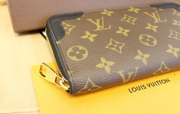 LOUIS VUITTON Monogram Canvas Zippy Retiro Wallet Noir Black