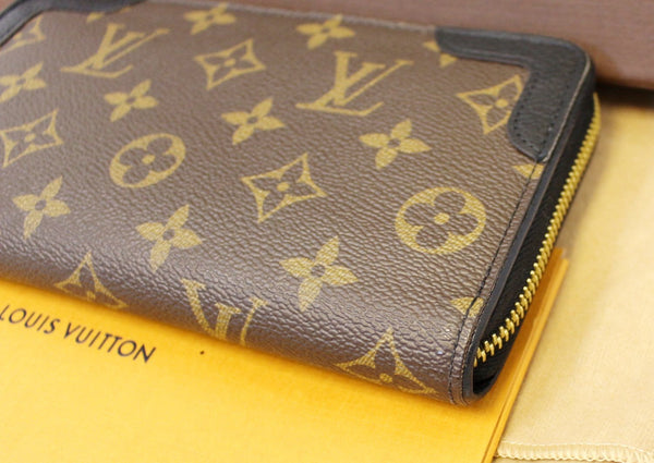 LOUIS VUITTON Monogram Canvas Zippy Retiro Wallet Noir Black