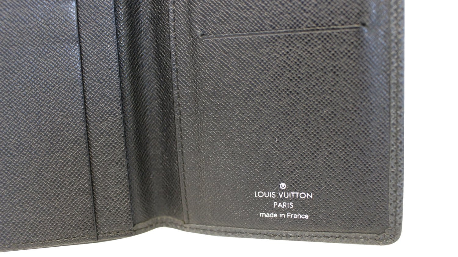 LV LV Unisex Pochette A4 Wallet Black Taiga Leather in 2023
